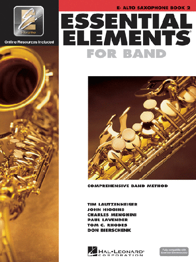 Essential Elements for Band - Eb Alto Saxophone Book 2 with EEi ...