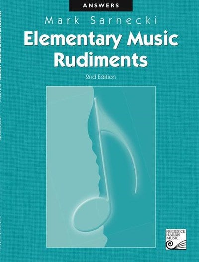 Elementary Music Rudiments Answers | Merriam Bookstore